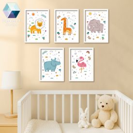 Bohém állatvilág (5 db digitális nyomtatható fájl)