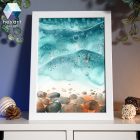 Absztrakt 04 - eredeti akvarell festmény