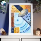 Absztrakt 01 - eredeti akvarell festmény