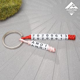   Text - betűs kulcstartó/táskadísz (2 vagy akár több szállal)