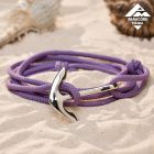 Acél vitorlás karkötő maxi (választható színben)