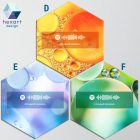 Interaktív Spotify-s zenés dekoráció (6 különböző absztrakt háttérrel, egyedi szöveggel és zenével)
