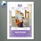 Nagymamás születésnapi ajándék - egyedi fotós dekoráció (digitális nyomtatható fájl)