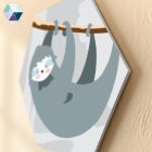 Lajhár - babaszoba dekoráció