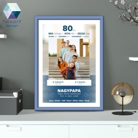   Nagypapás születésnapi ajándék - egyedi fotós dekoráció (digitális nyomtatható fájl)