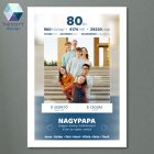 Nagypapás születésnapi ajándék - egyedi fotós dekoráció (digitális nyomtatható fájl)