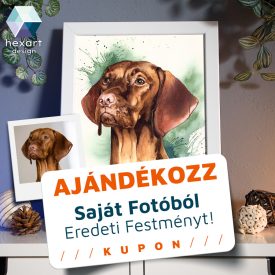   Saját Fotóból Eredeti Festmény - Ajándék Kupon / Voucher