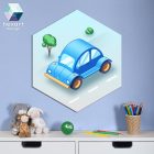 VW bogár - baba- és gyerekszoba dekoráció