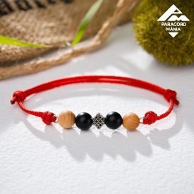 Tibeti buddhista végtelen csomós - ásvány karkötő