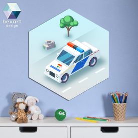 Rendőrautó - baba- és gyerekszoba dekoráció