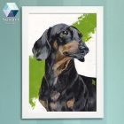 Tacskó portré 02 - nyomat