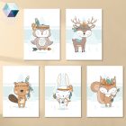 5 kicsi indián (5 db digitális nyomtatható fájl)