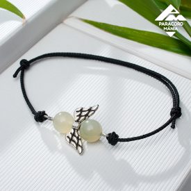 Jade - angyalkás ásvány karkötő