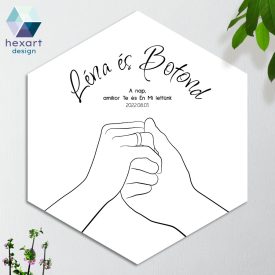   Minimalista stílusú esküvői/házassági évfordulós dekoráció