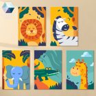 Állati színes kavalkád (5 db digitális nyomtatható fájl)