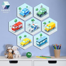 7 db-os járműves szett - választható járművekkel