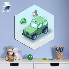 Jeep - baba- és gyerekszoba dekoráció