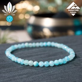 Torokcsakra karkötő - amazonittal