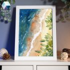 Absztrakt 05 - eredeti akvarell festmény