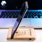 Interaktív Spotify-s gravírozott mobiltelefon tartó bambuszból