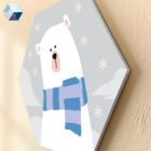 Jegesmedve - babaszoba dekoráció