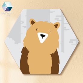 Barna maci - babaszoba dekoráció