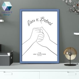   Minimalista stílusú esküvői/házassági évfordulós dekoráció (digitális nyomtatható fájl)