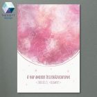 Akvarell pink - csillagtérkép (digitális nyomtatható fájl)